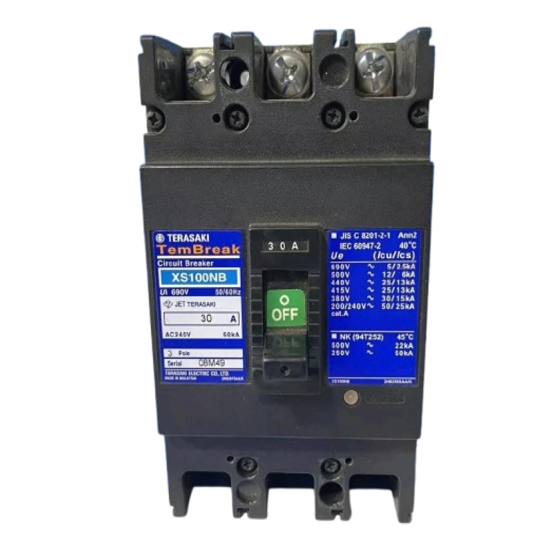 TERASAKI CIRCUIT BREAKER XS100NB ELECTRIC z3marinesystems